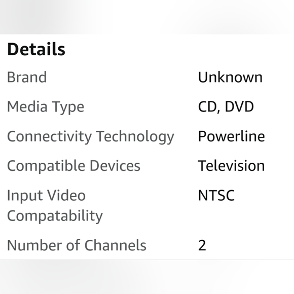 DV-933 DVD MPEG4 DVD CD JPEG PLAYER REMOTE CONTROL NEW With Box Adapter Cords - Picture 4 of 8